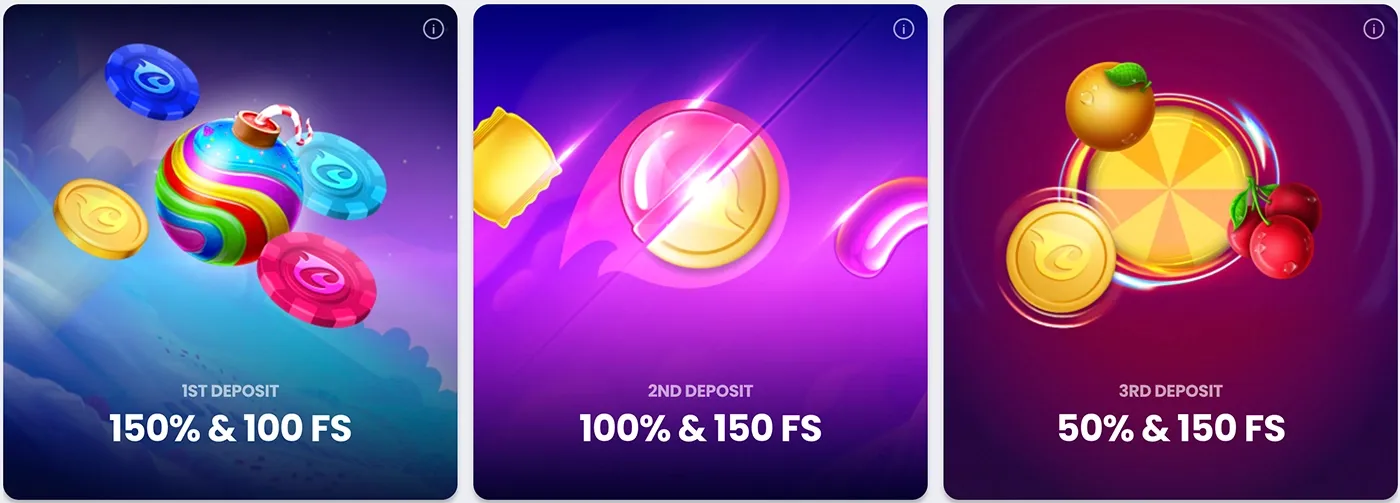 Velkomstbonus: op til €8.000 og 400 free spins